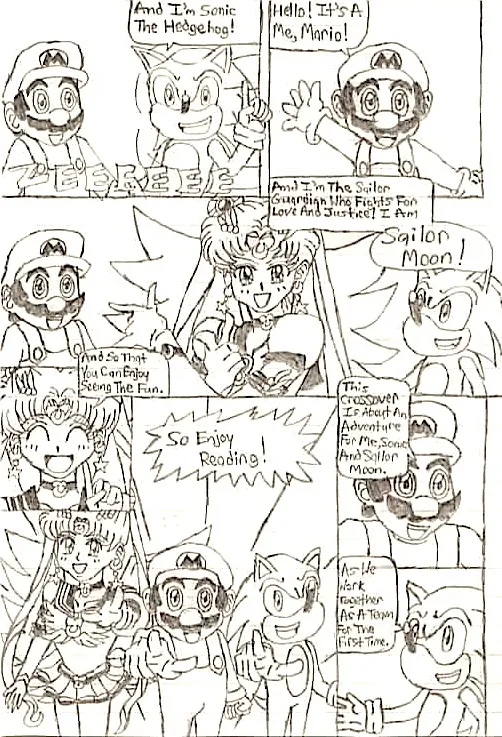 Mario &amp; Sonic At TSD Ch1 Full page 5 full