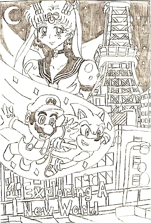 Mario &amp; Sonic At TSD Ch1 Full page 8 full