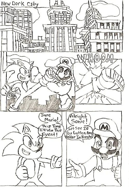 Mario &amp; Sonic At TSD Ch1 Full page 9 full