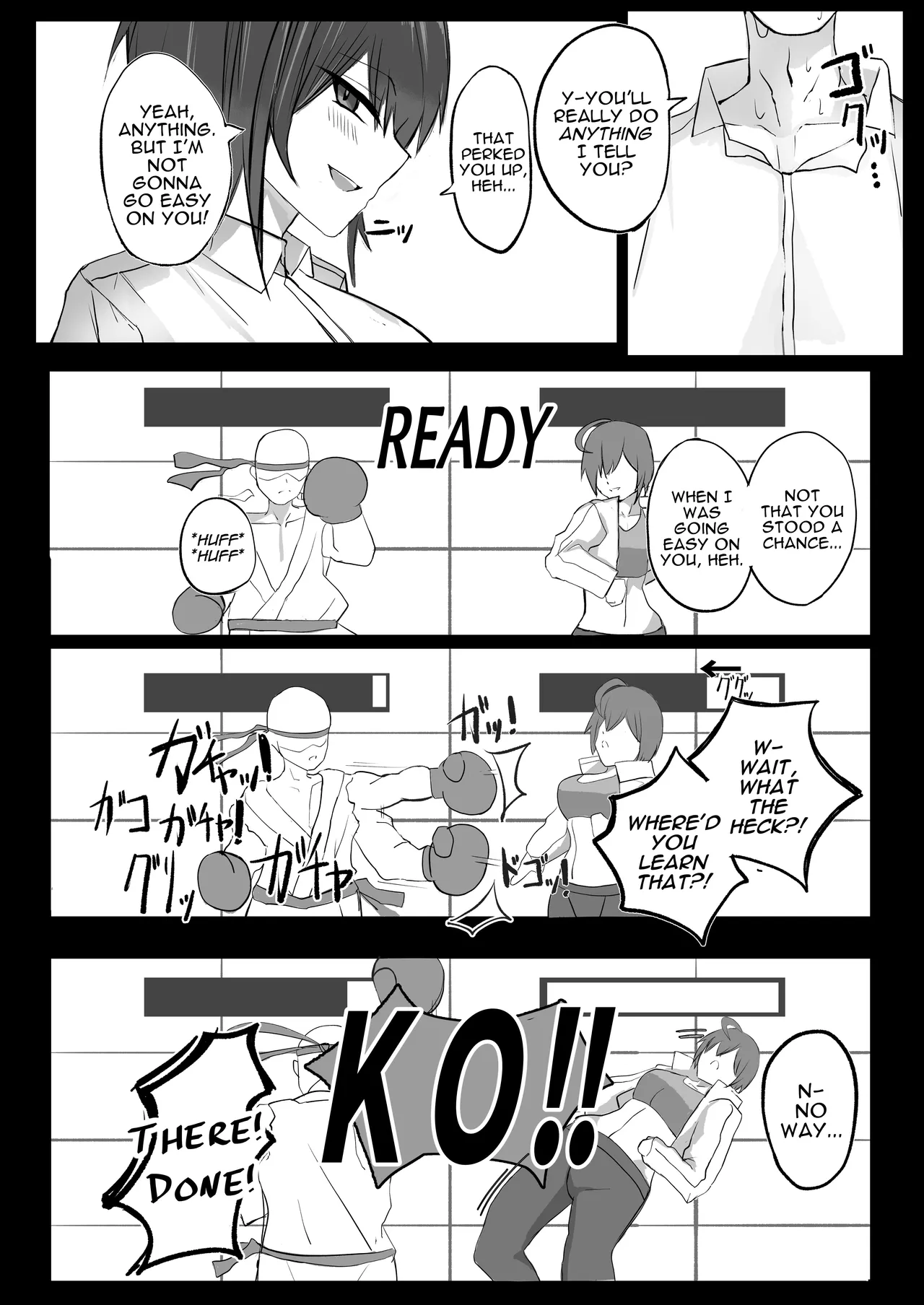 Mukashi Otoko da to Omotteta J-Cup Osananajimi to H suru Hon | Sex With My J-cup Bust Friend Who I Used To Think Was A Guy page 6 full