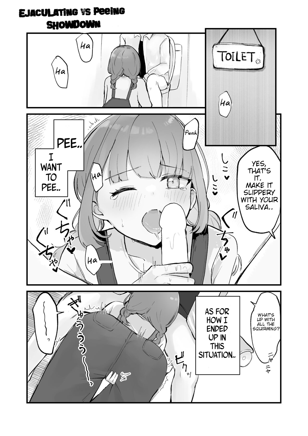 Ejaculating vs Peeing Showdown page 1 full