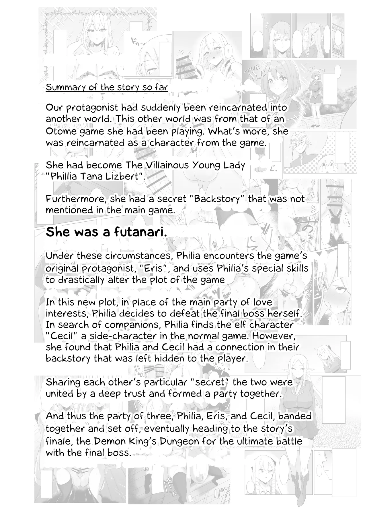 Otome Game no Akuyaku Reijou ni Tensei Shitara Ura Settei de Futanari deshita ~Ch. 3~ | I was reincarnated as a villainess in an otome Game who was a futanari in her backstory ~Ch. 3~ page 3 full