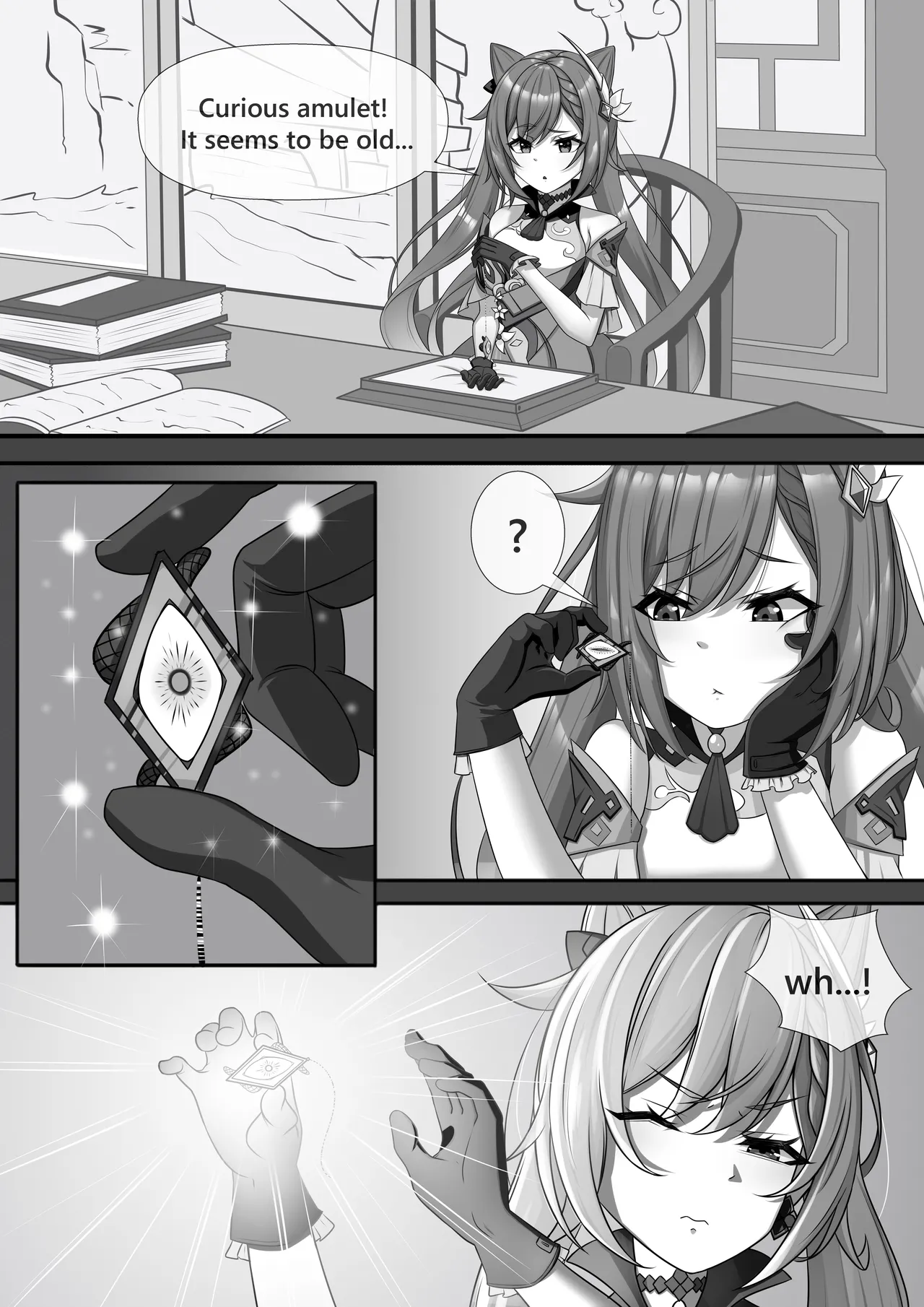 Keqing and the amulet page 1 full