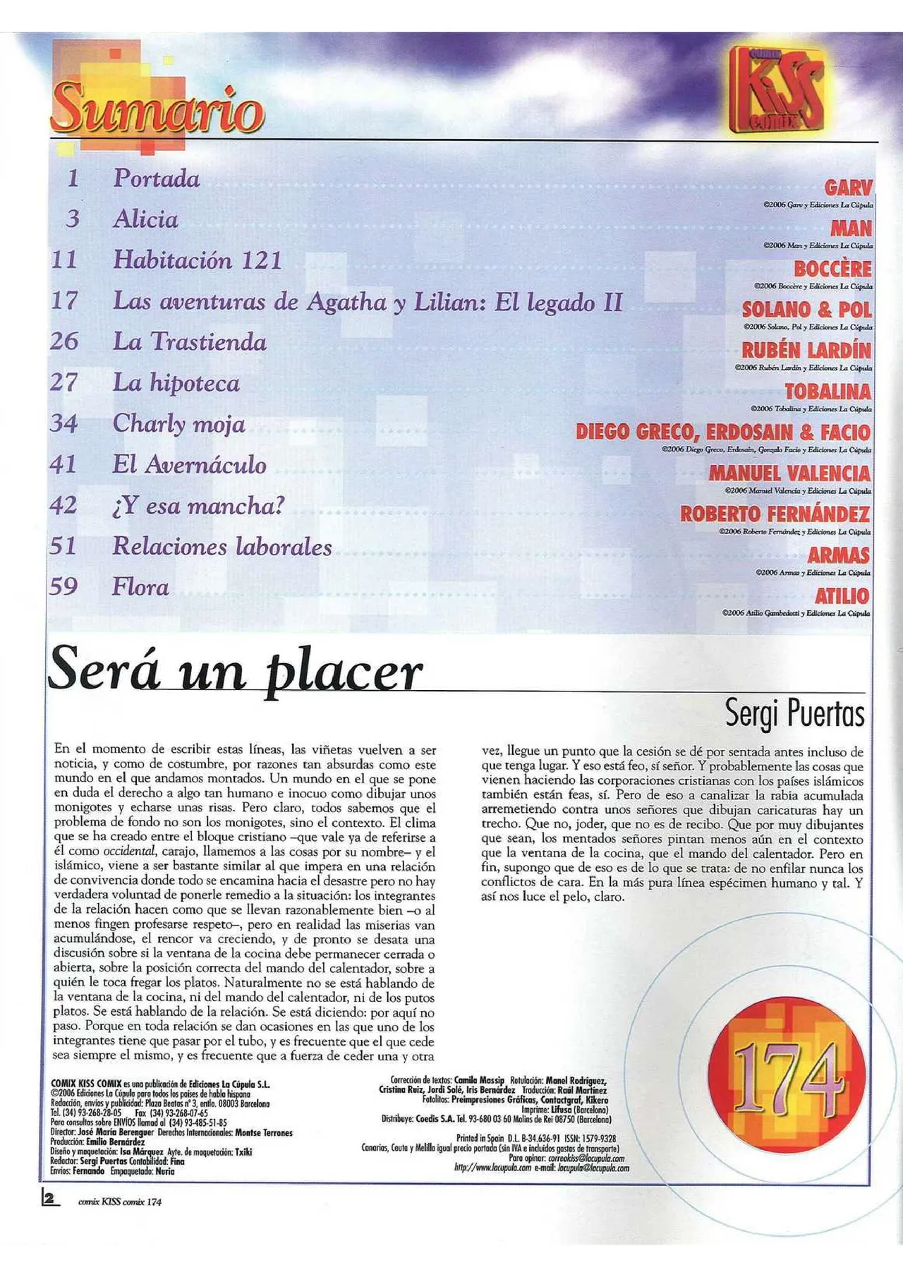 Kiss Comix #174 page 2 full