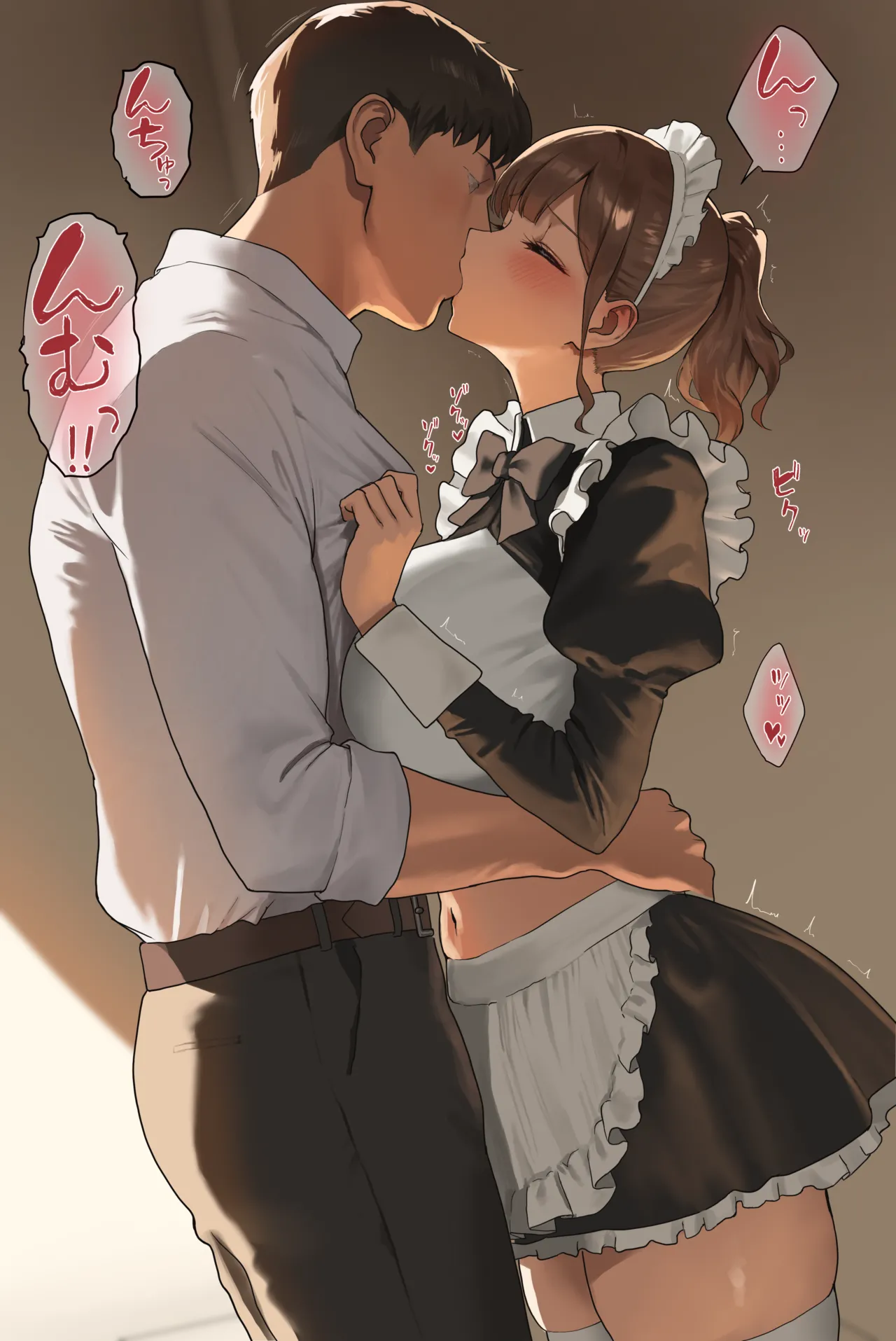 文化祭の放課後に保健室でメイドコスの先生にご奉仕してもらう話 page 4 full