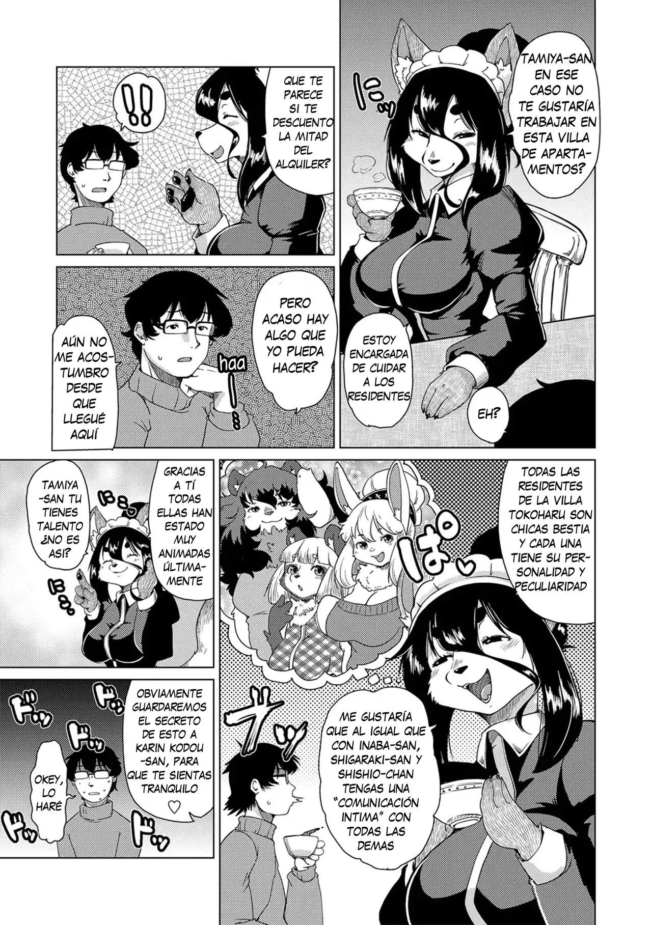 Juujin Apart Tokoharusou e Youkoso! page 3 full