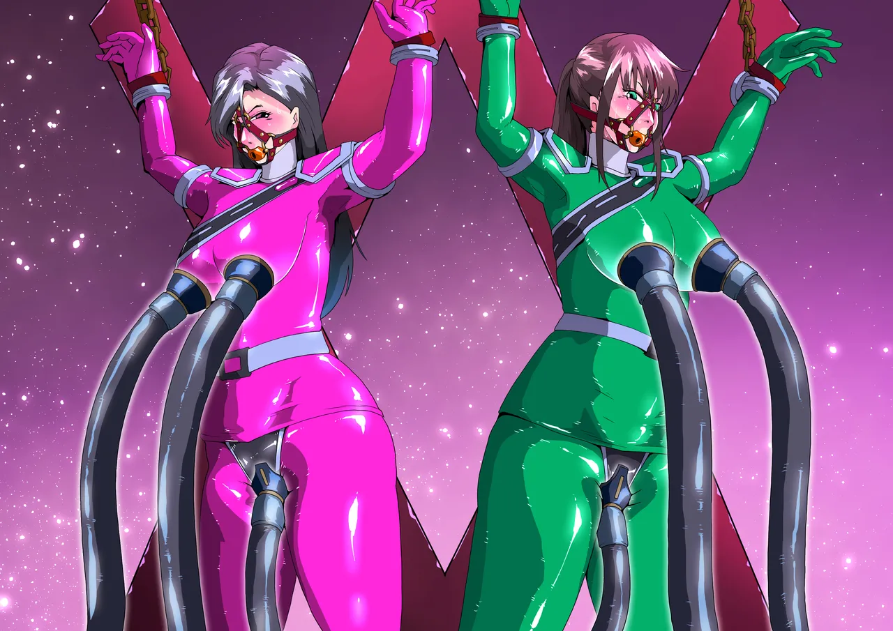 キラメイヒロインズ磔刑！エネルギー強制吸引！臭態！ page 2 full