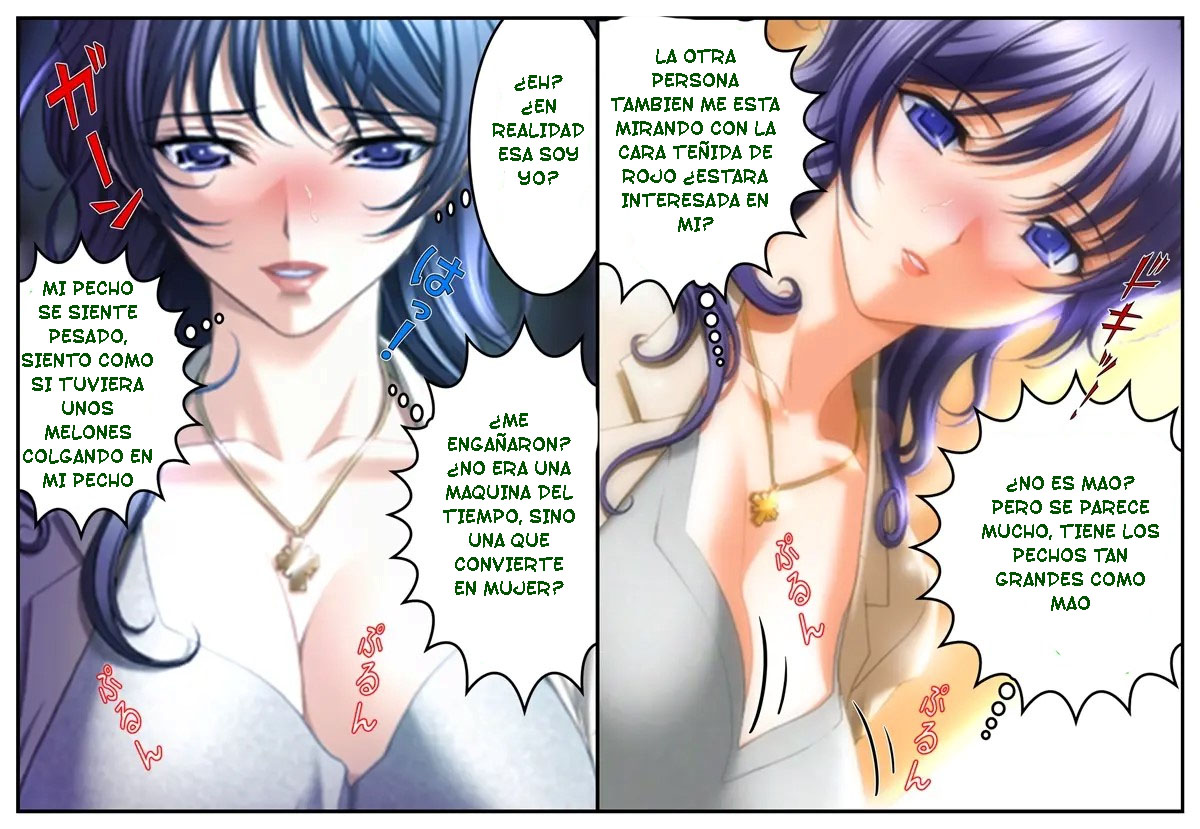 Nyotaika Bakunyuu Zuma Time Traveler ~Netorarete Tsuma no Zecchou wo Ajiwatta Otto...~ page 9 full