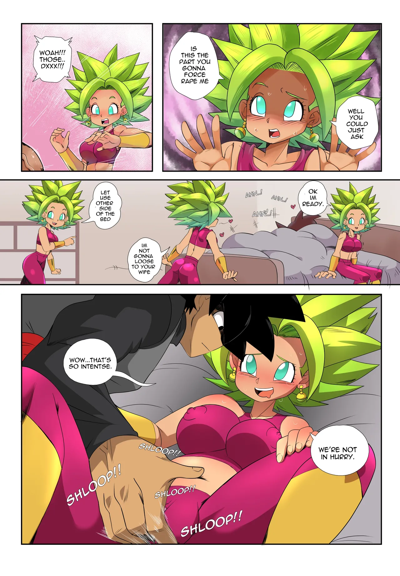 Chichi x Kefla x Goku black page 3 full