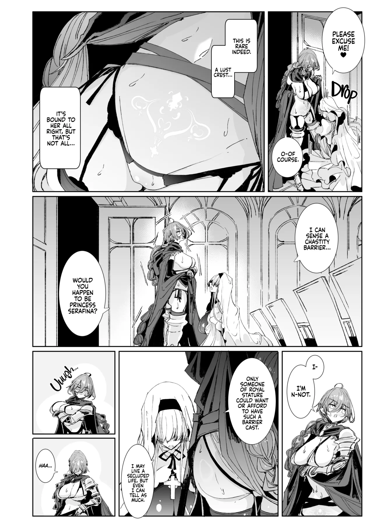 The Marked Oblivious Princess Knight and the Succubus Sister's All-You-Can-Eat Lesbian Oil Massage page 5 full