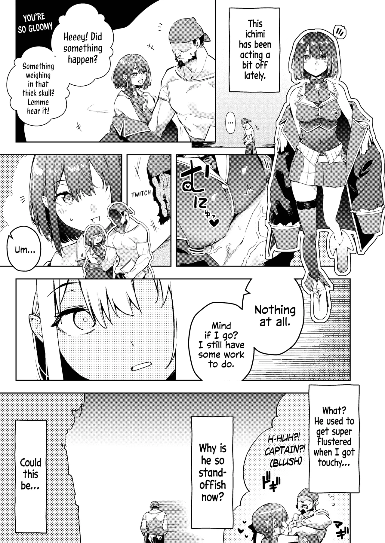 Senchou no Fuwatoro Muriyari Omurice | Eating Marine's Sweet &amp; Fluffy Omurice By Force?! page 2 full