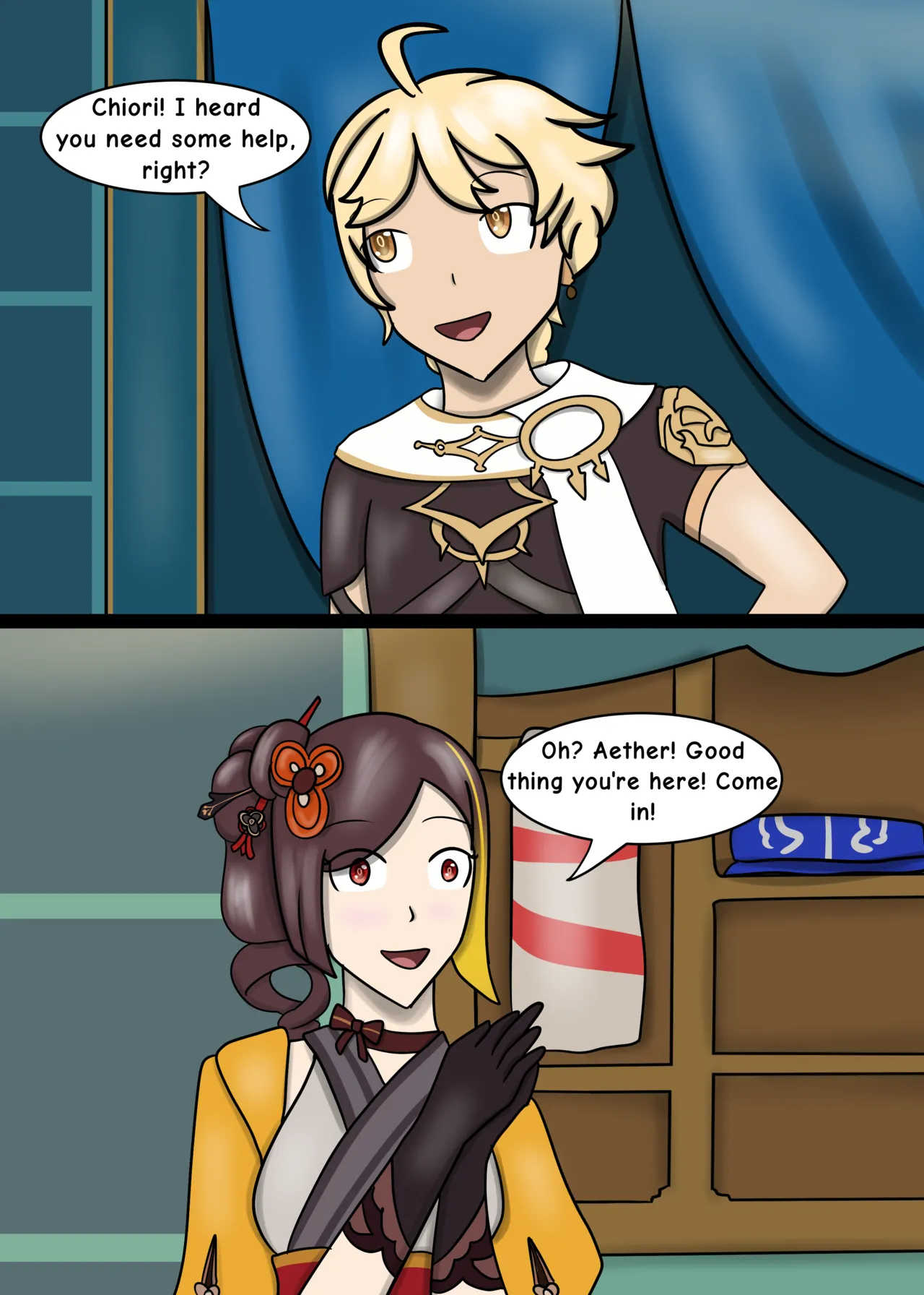 Aether's 'Help' For Chioriya Boutique page 1 full