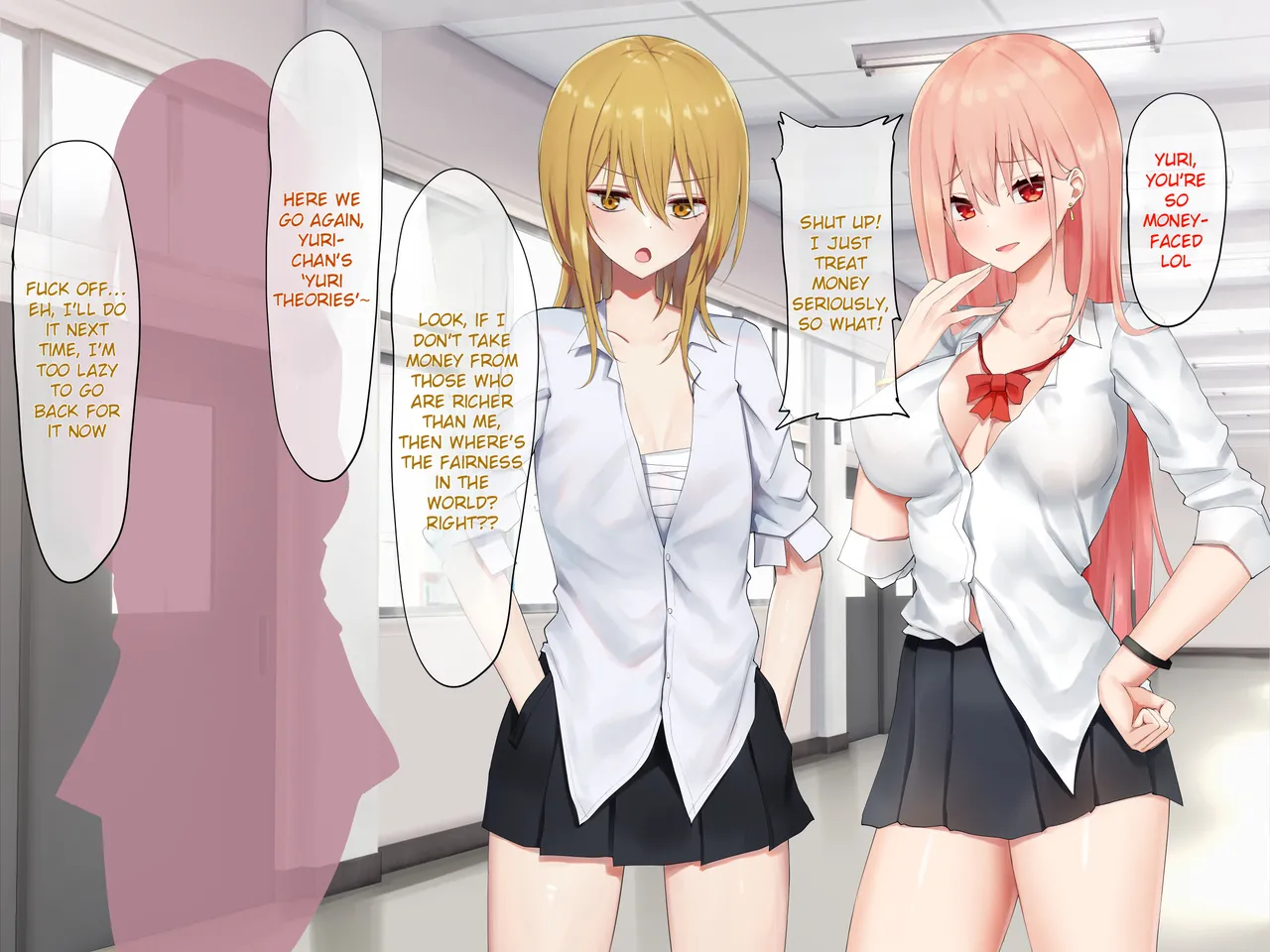 Ojou-sama Gakkyuu Iinchou ga Hinkon Gyaru o Okane de Wakaraseyou to Suru Yuri | The Class Rep Tries to Woo the Poor Gyaru With Money page 3 full