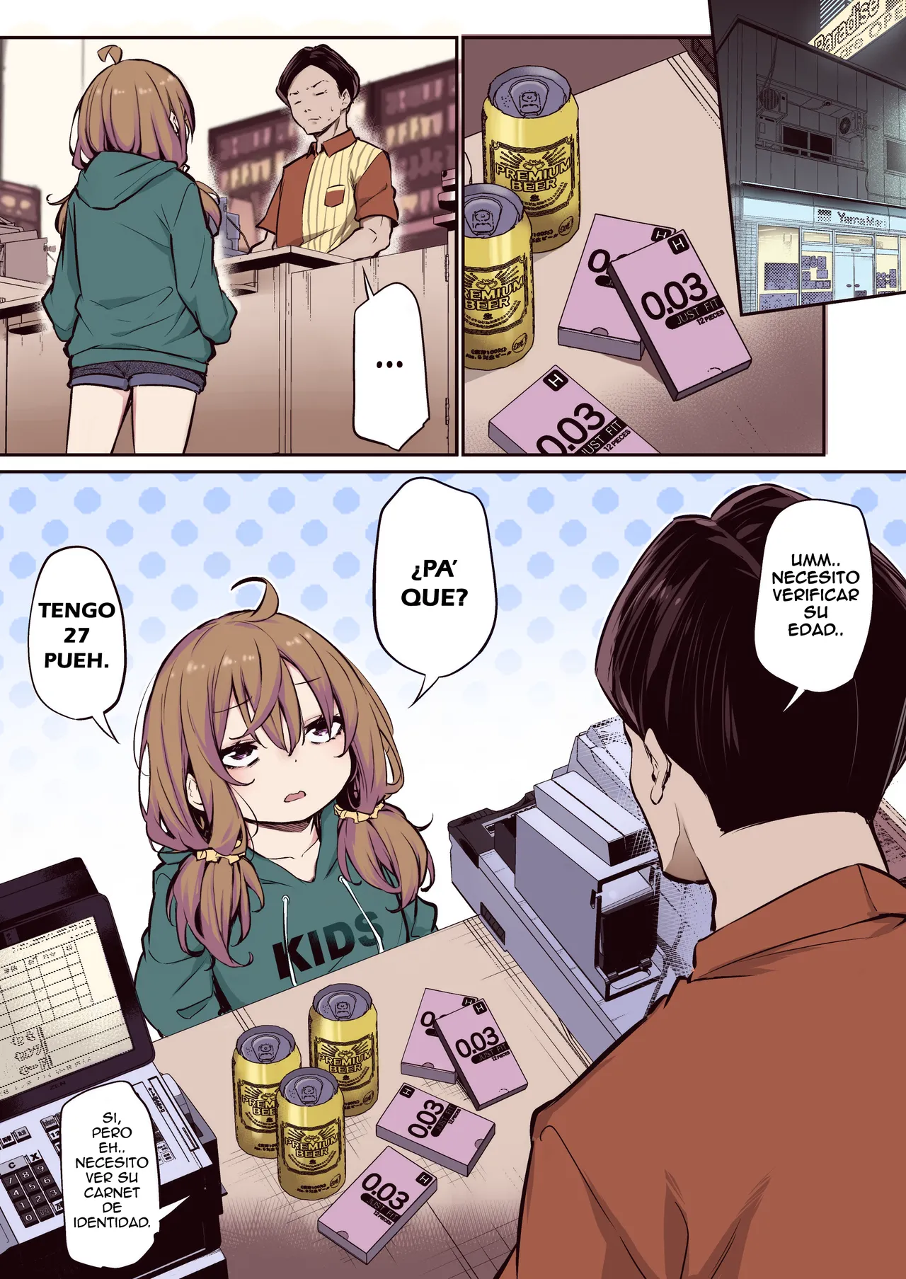 Shinchousa Max Fuufu 1-2 | Pareja Con Diferencia de Altura Extrema 1-2 page 1 full