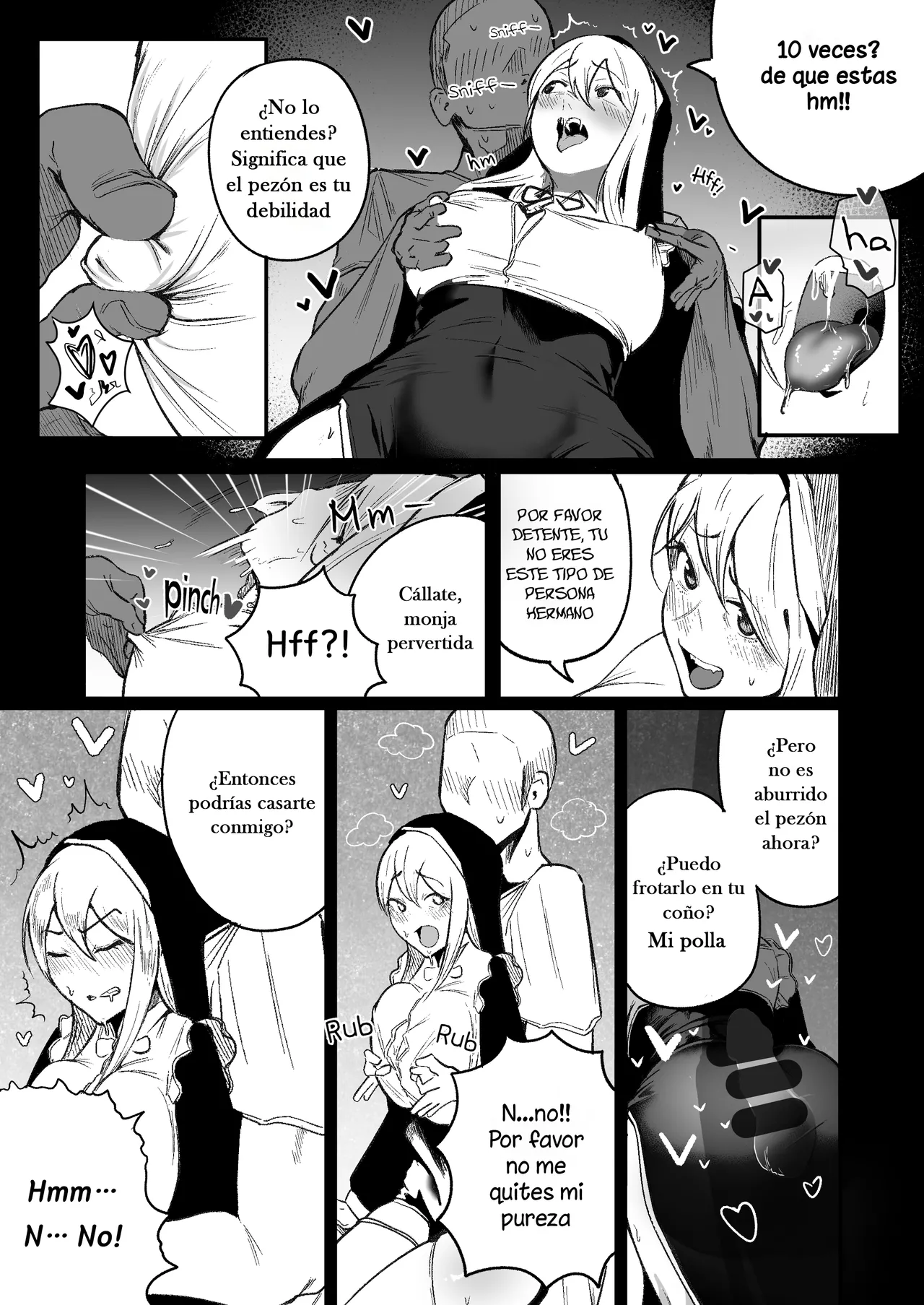 Time Loop de Kaihatsu Sareru Sister | Bucle temporal y sexo y una monja page 10 full