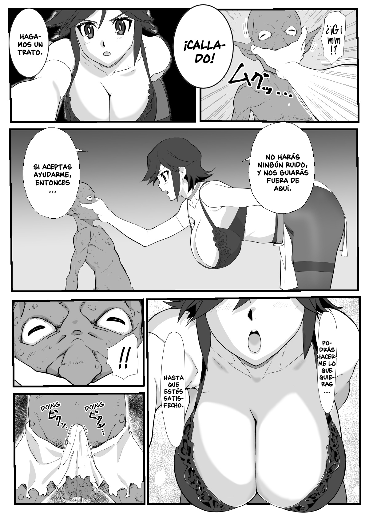 Hitozuma Boukensha Doukutsu ~Teikyuu Monster Oppai Houshi~ page 10 full