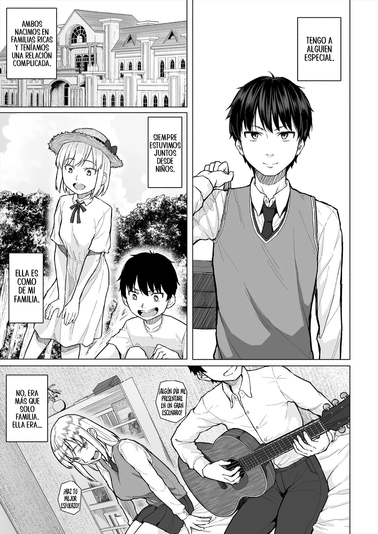 Osananajimi wa Shakkin no Kata toshite Oyaji ni Dakareru｜Mi Amiga de la Infancia es Usada como Forma de Pago de una Deuda por mi Padre page 2 full