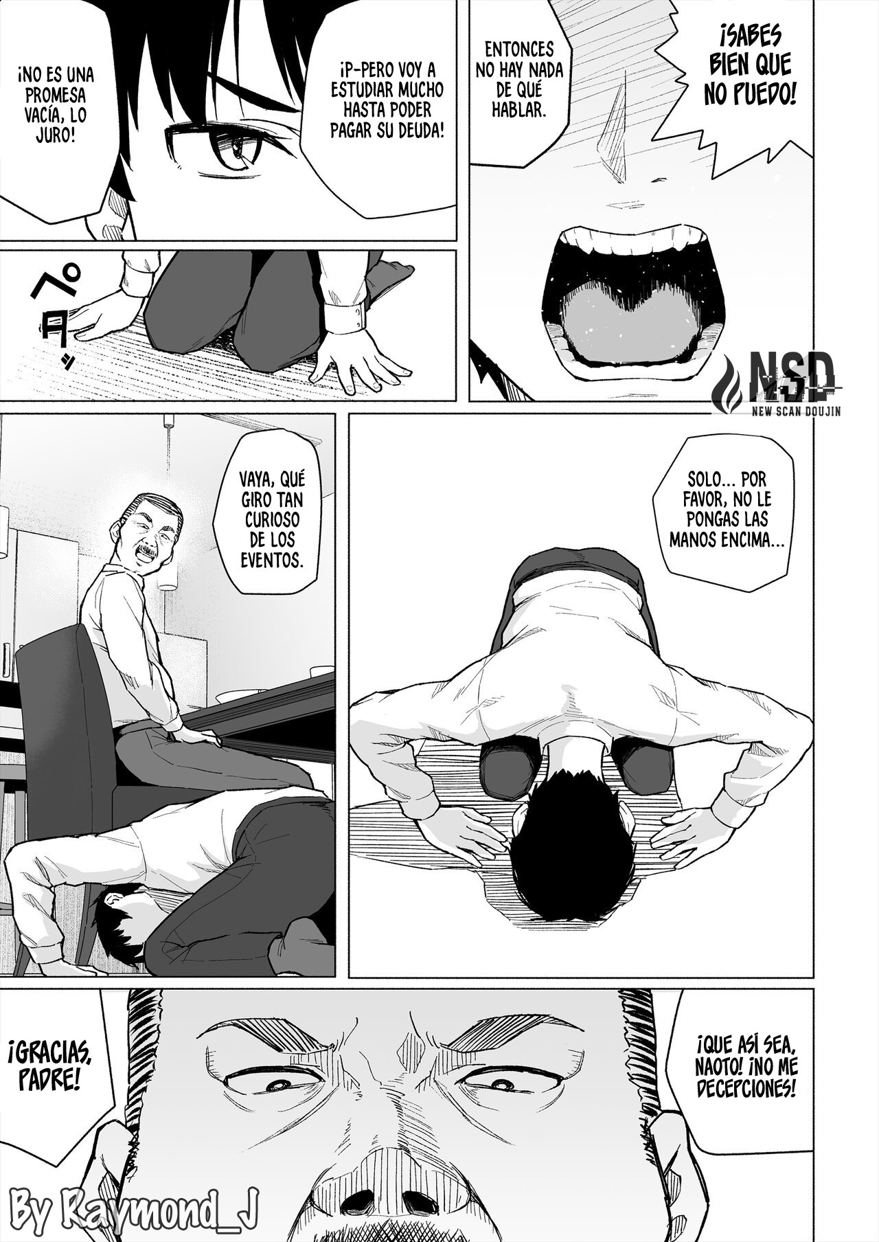Osananajimi wa Shakkin no Kata toshite Oyaji ni Dakareru｜Mi Amiga de la Infancia es Usada como Forma de Pago de una Deuda por mi Padre page 8 full
