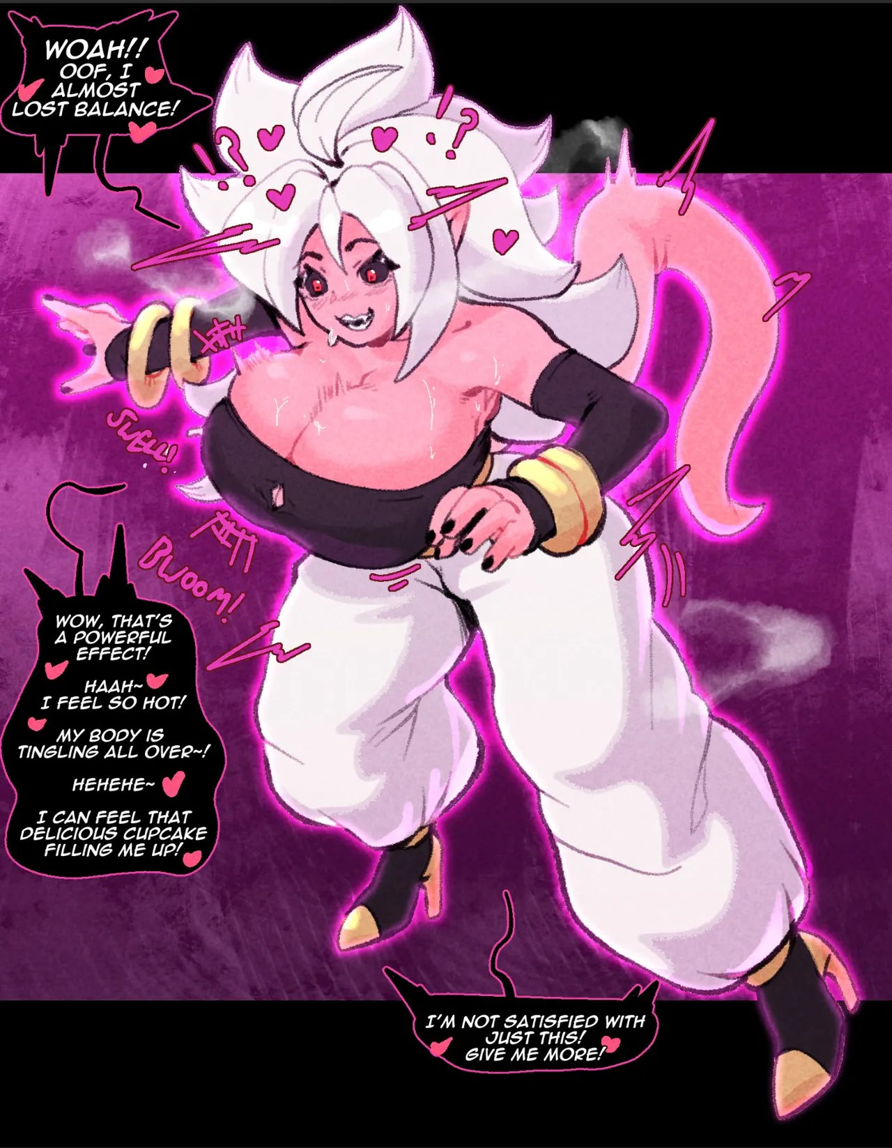 Android 21 with a fluffy cupcake page 2 full
