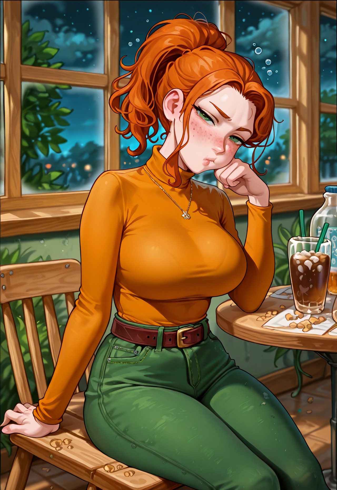 FREckLES BLUSH SHOT – GREEN SHORTS SIDE VIEW page 2 full