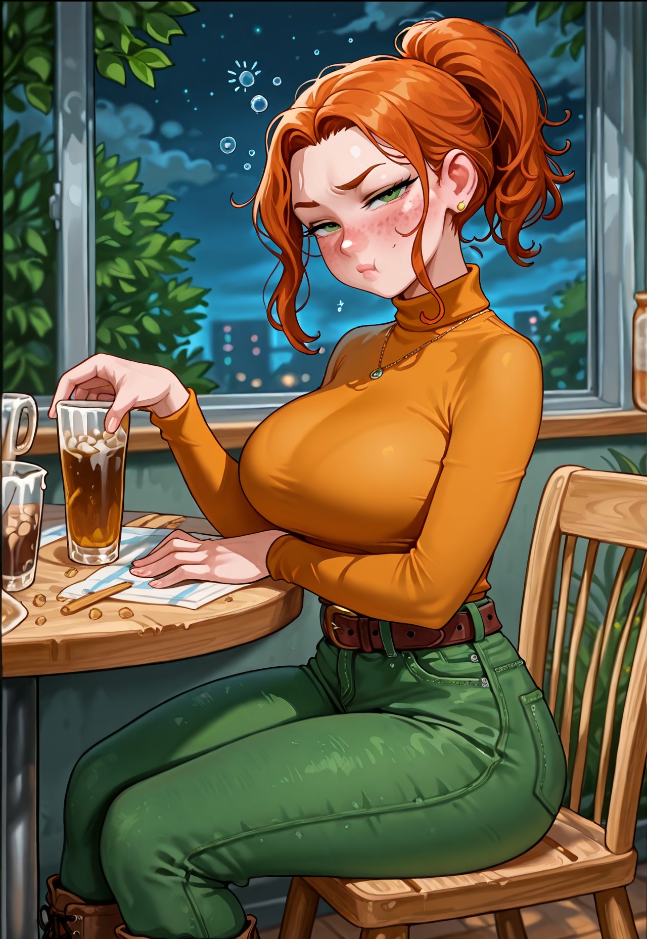 FREckLES BLUSH SHOT – GREEN SHORTS SIDE VIEW page 3 full