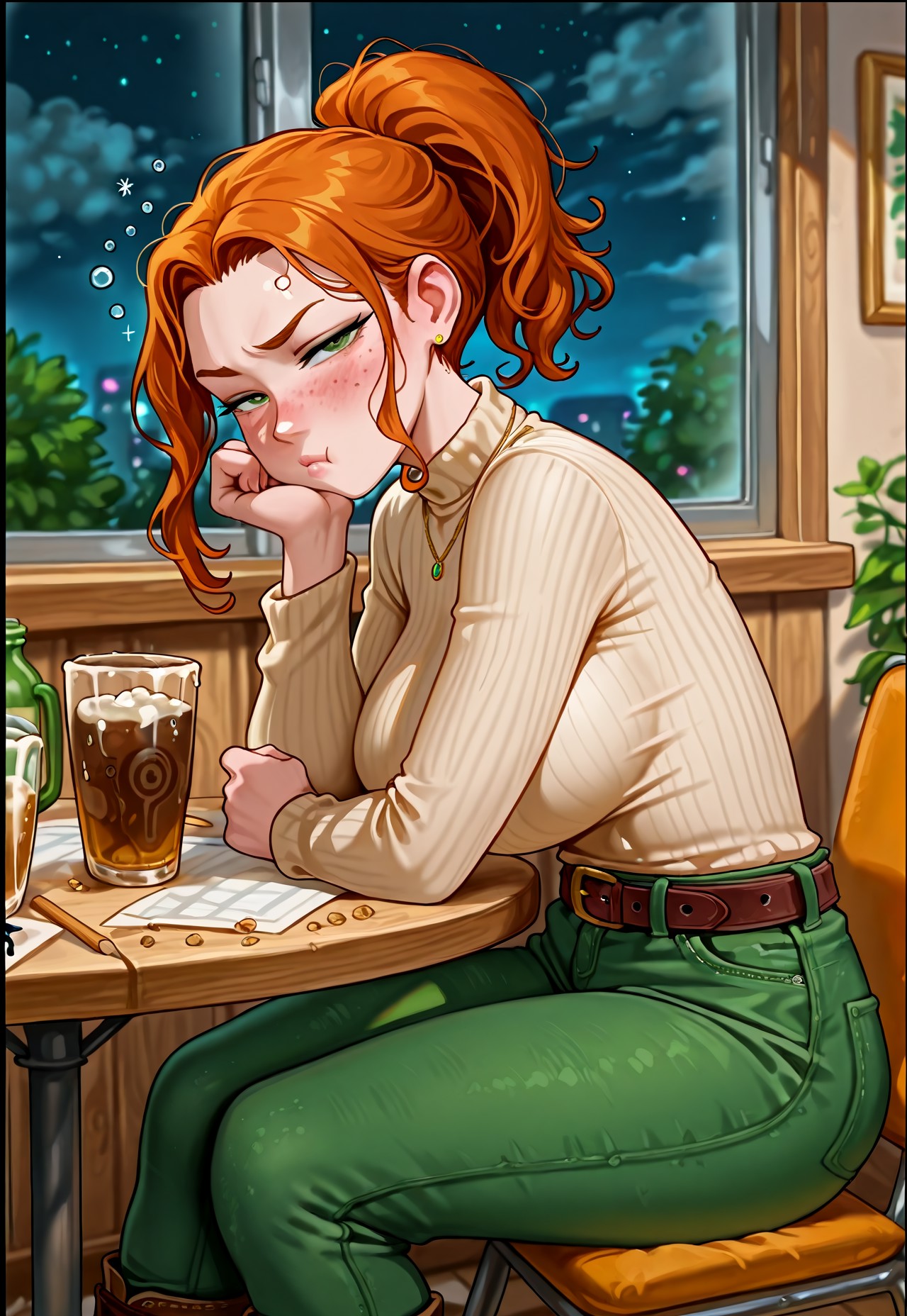 FREckLES BLUSH SHOT – GREEN SHORTS SIDE VIEW page 5 full