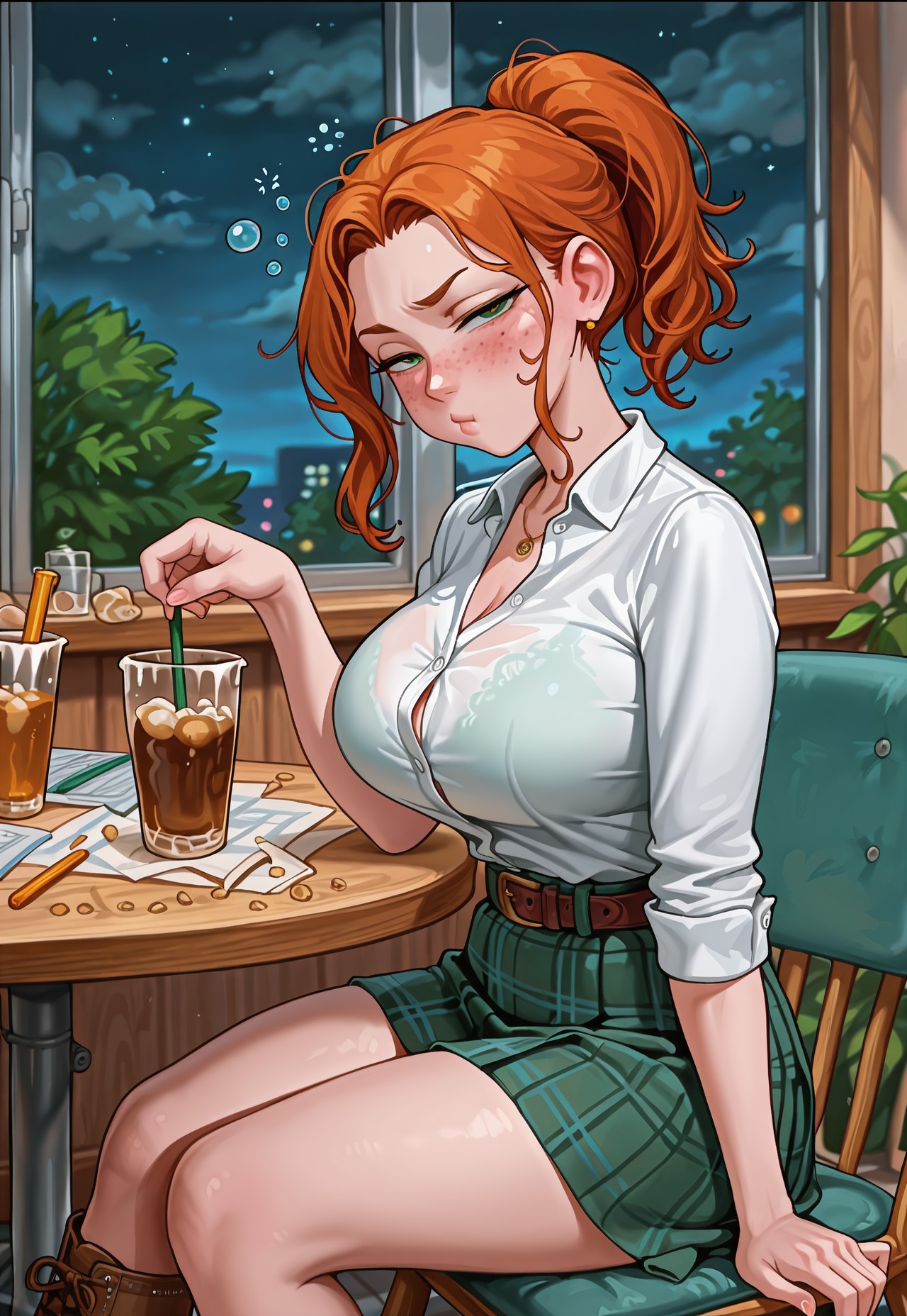FREckLES BLUSH SHOT – GREEN SHORTS SIDE VIEW page 9 full