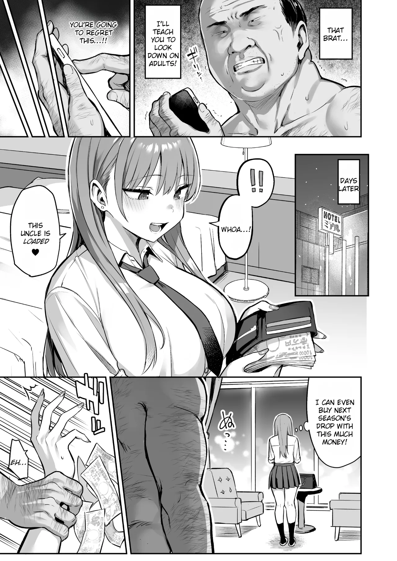 Namaiki Papa Katsu Shoujo ni Seisai SEX page 5 full