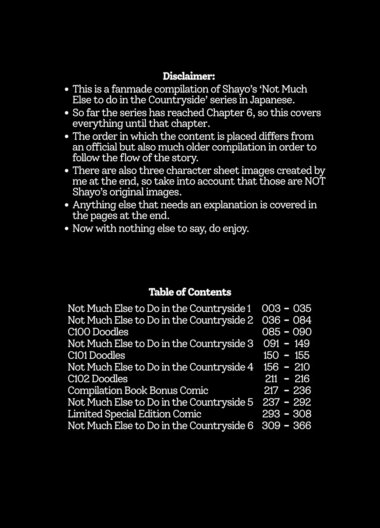 Not Much Else to Do in the Countryside: Full Compilation page 2 full