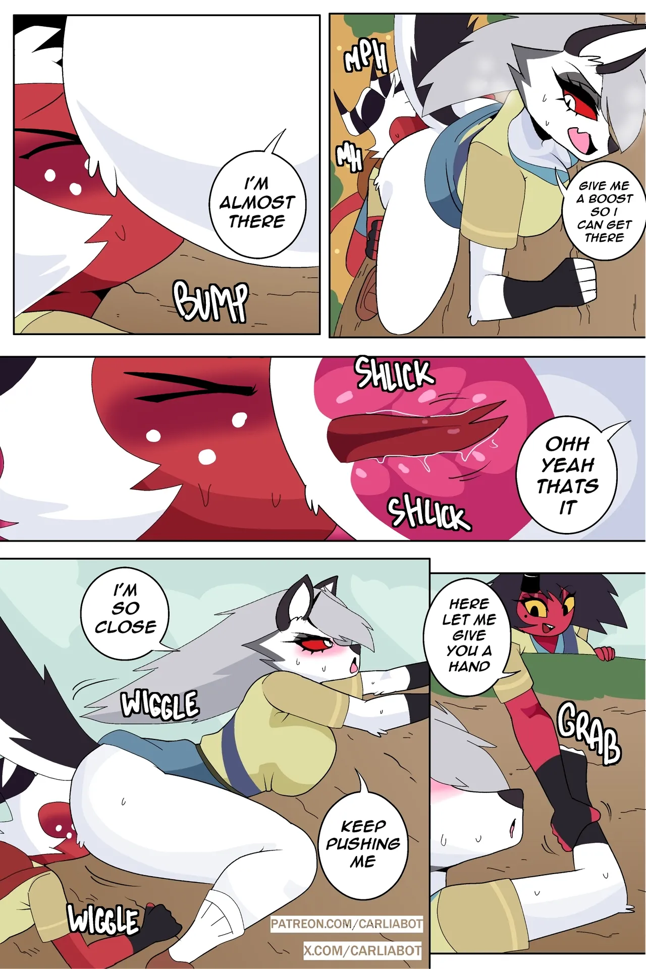 Peak with Loona, Millie and Moxxie page 2 full