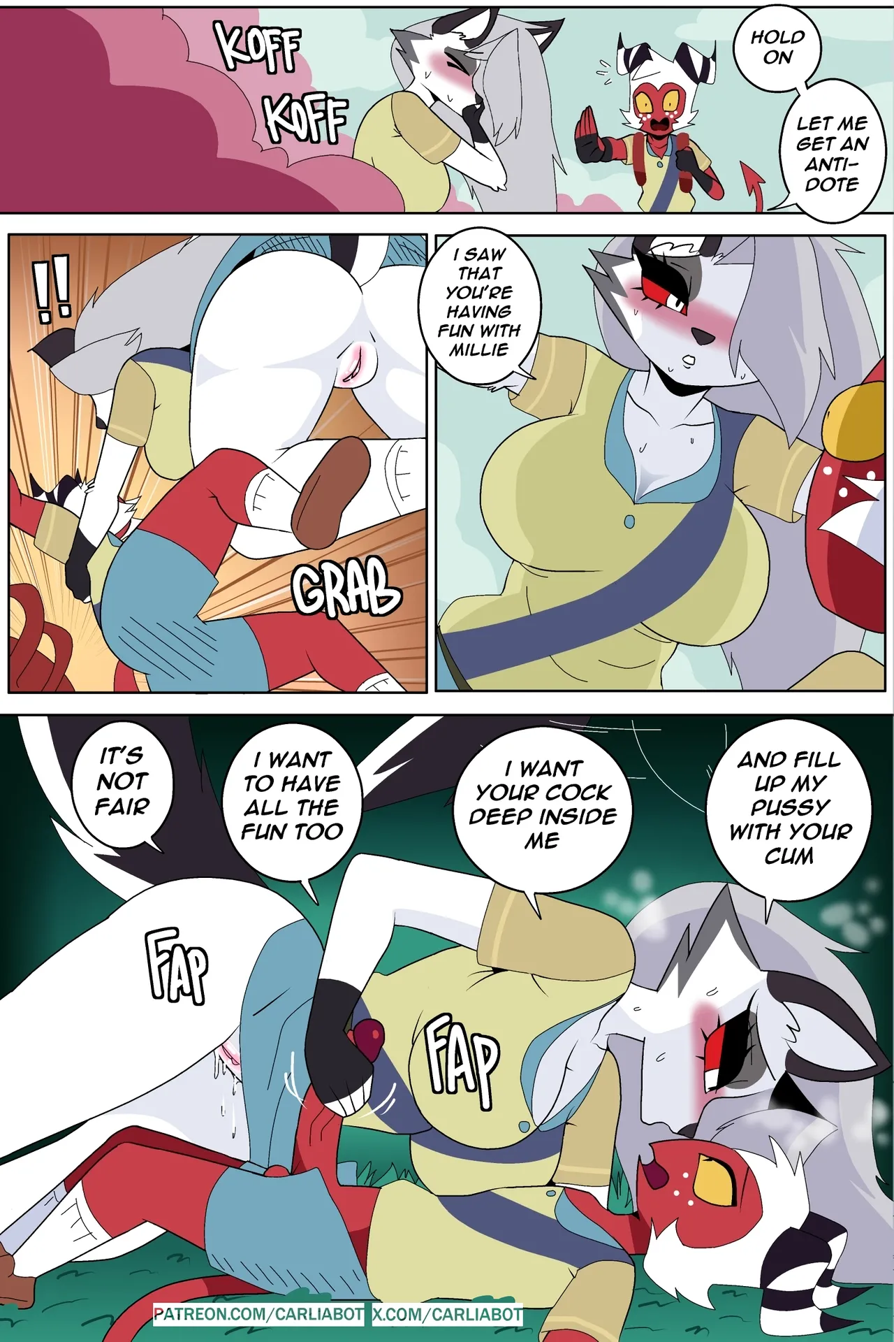 Peak with Loona, Millie and Moxxie page 4 full