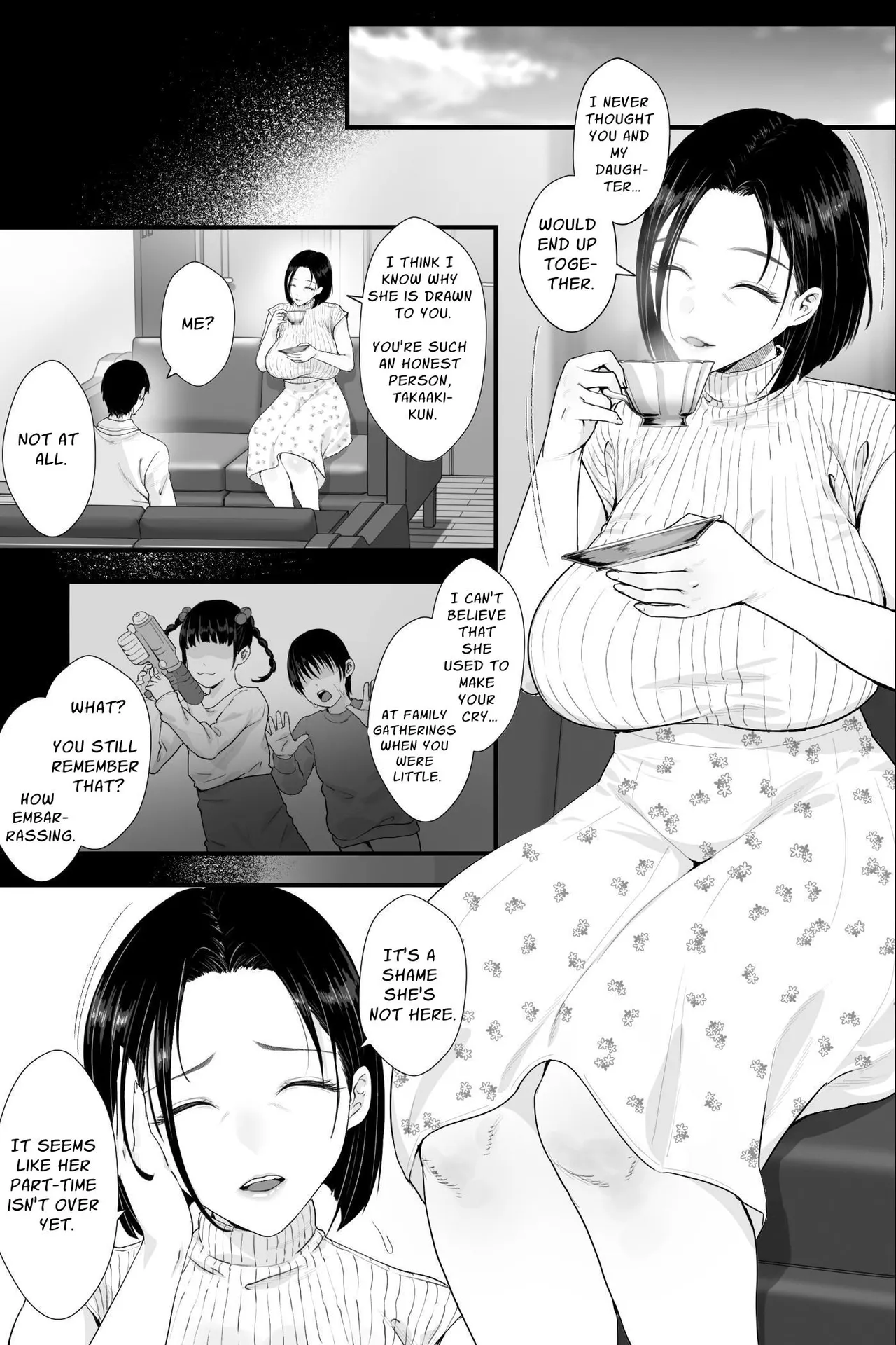 Ottori Itome no Oba o Odoshite Hamete Iinari Onaho-ka Keikaku | Gentle Slit-Eyed Aunty Blackmail &amp; Obedient Fuckhole Training Project page 3 full