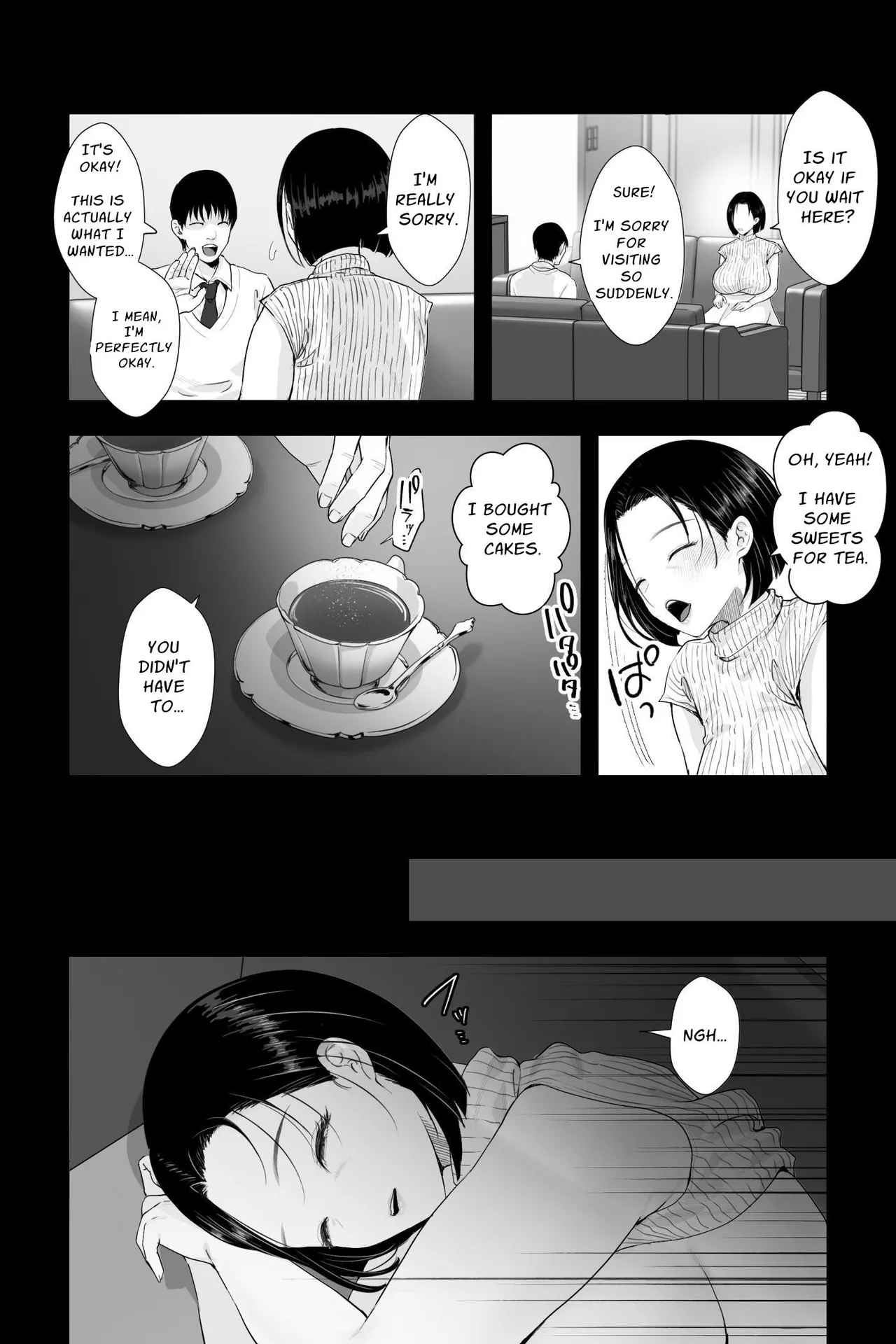 Ottori Itome no Oba o Odoshite Hamete Iinari Onaho-ka Keikaku | Gentle Slit-Eyed Aunty Blackmail &amp; Obedient Fuckhole Training Project page 4 full