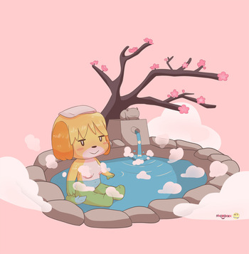 Animal Crossing New Horizons - The Thermal Baths of Isabelle cover