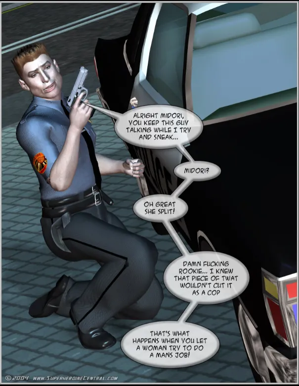 Green Hornet- Superheroine Central page 9 full