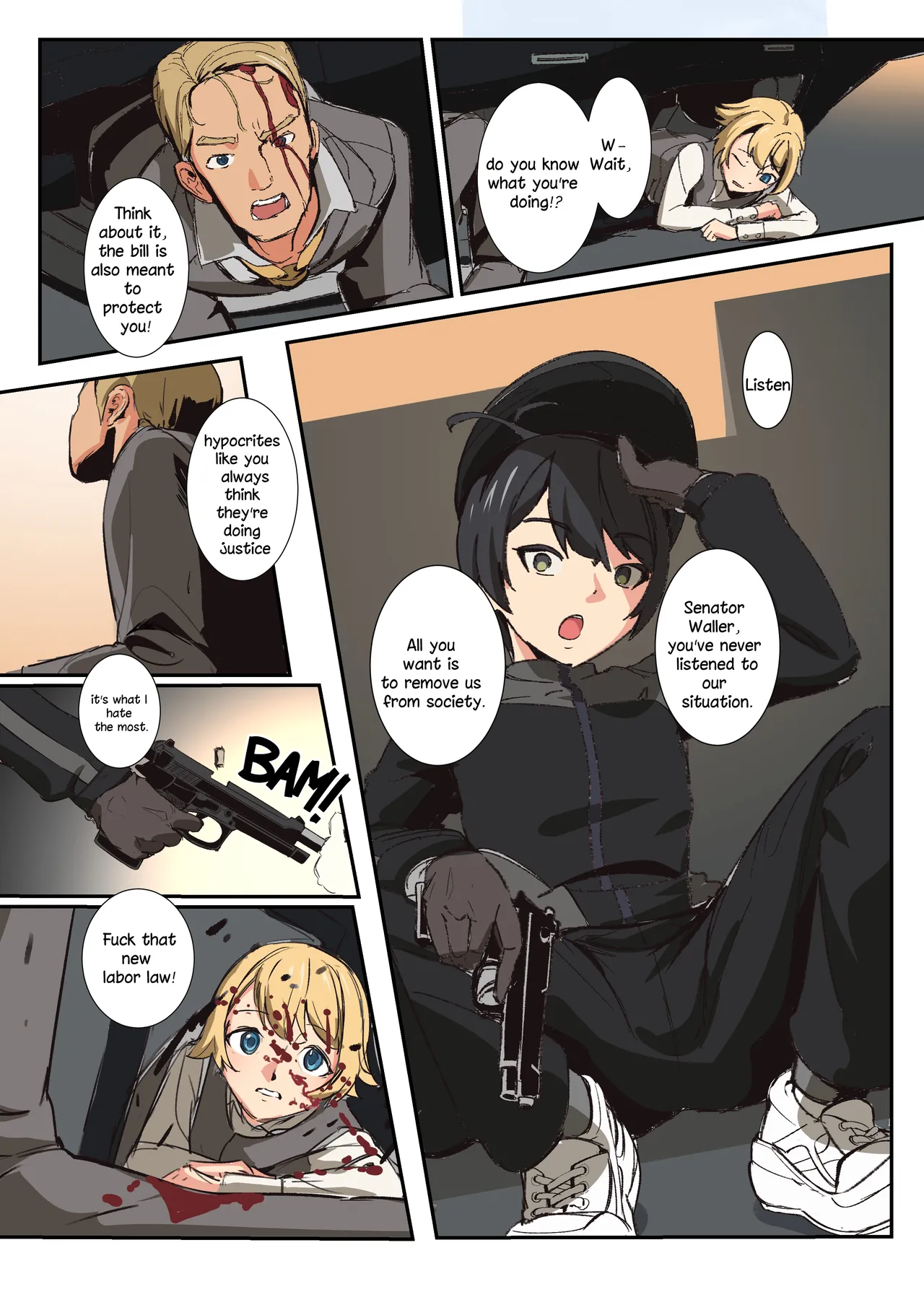 The Beginning of the Forced Smile!! The story before Ian enters the shop page 10 full