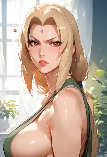 Tsunade Senju - Naruto - Ai generated cover
