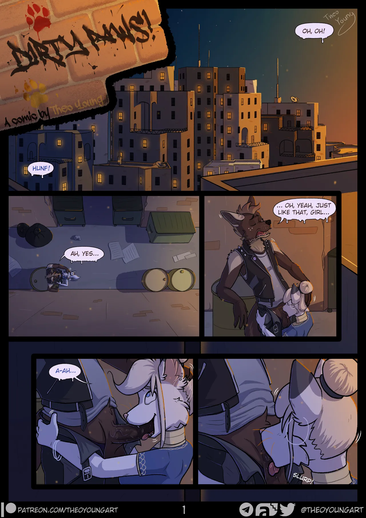 Dirty Paws! page 1 full