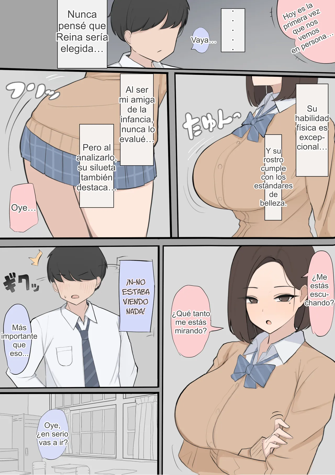 Idenshi matchingu seido de osananajimi o ubawa reru NTR｜Una Amiga de la Infancia Arrebatada Gracias a una Organización de Compativilidad Genética page 3 full