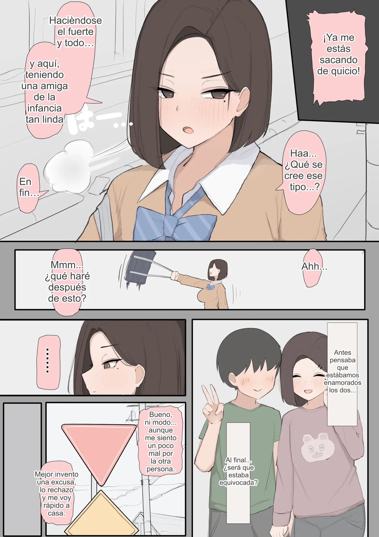 Idenshi matchingu seido de osananajimi o ubawa reru NTR｜Una Amiga de la Infancia Arrebatada Gracias a una Organización de Compativilidad Genética page 6 full