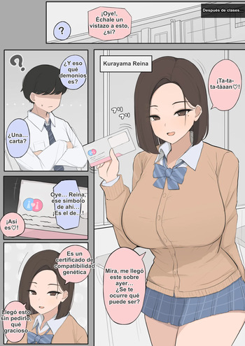 Idenshi matchingu seido de osananajimi o ubawa reru NTR｜Una Amiga de la Infancia Arrebatada Gracias a una Organización de Compativilidad Genética cover