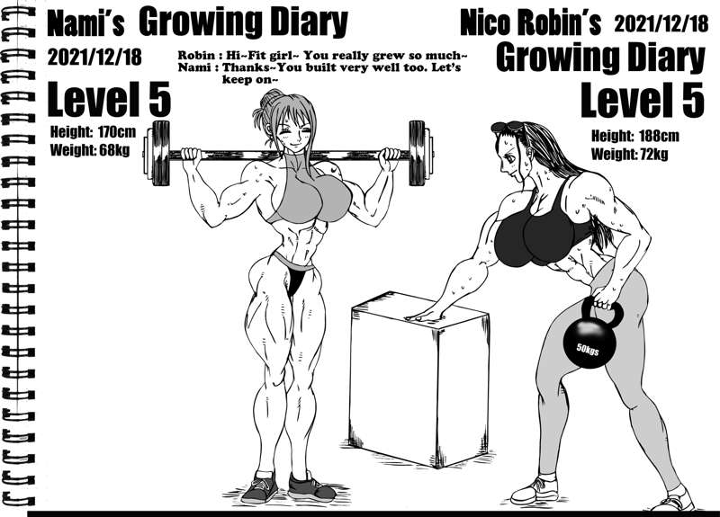 Nico Robin's growing diaries page 2 full