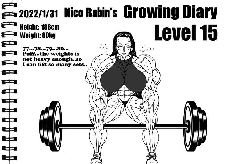 Nico Robin's growing diaries page 4 full