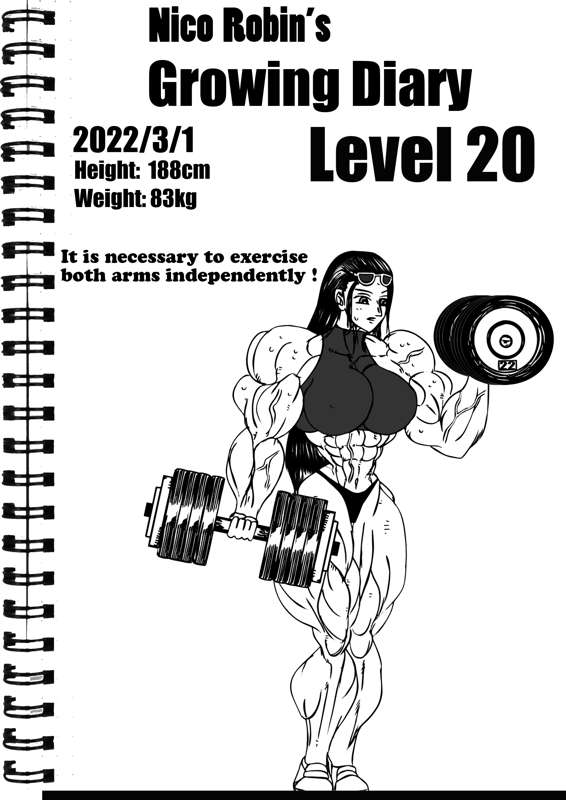Nico Robin's growing diaries page 5 full