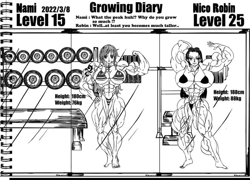 Nico Robin's growing diaries page 6 full