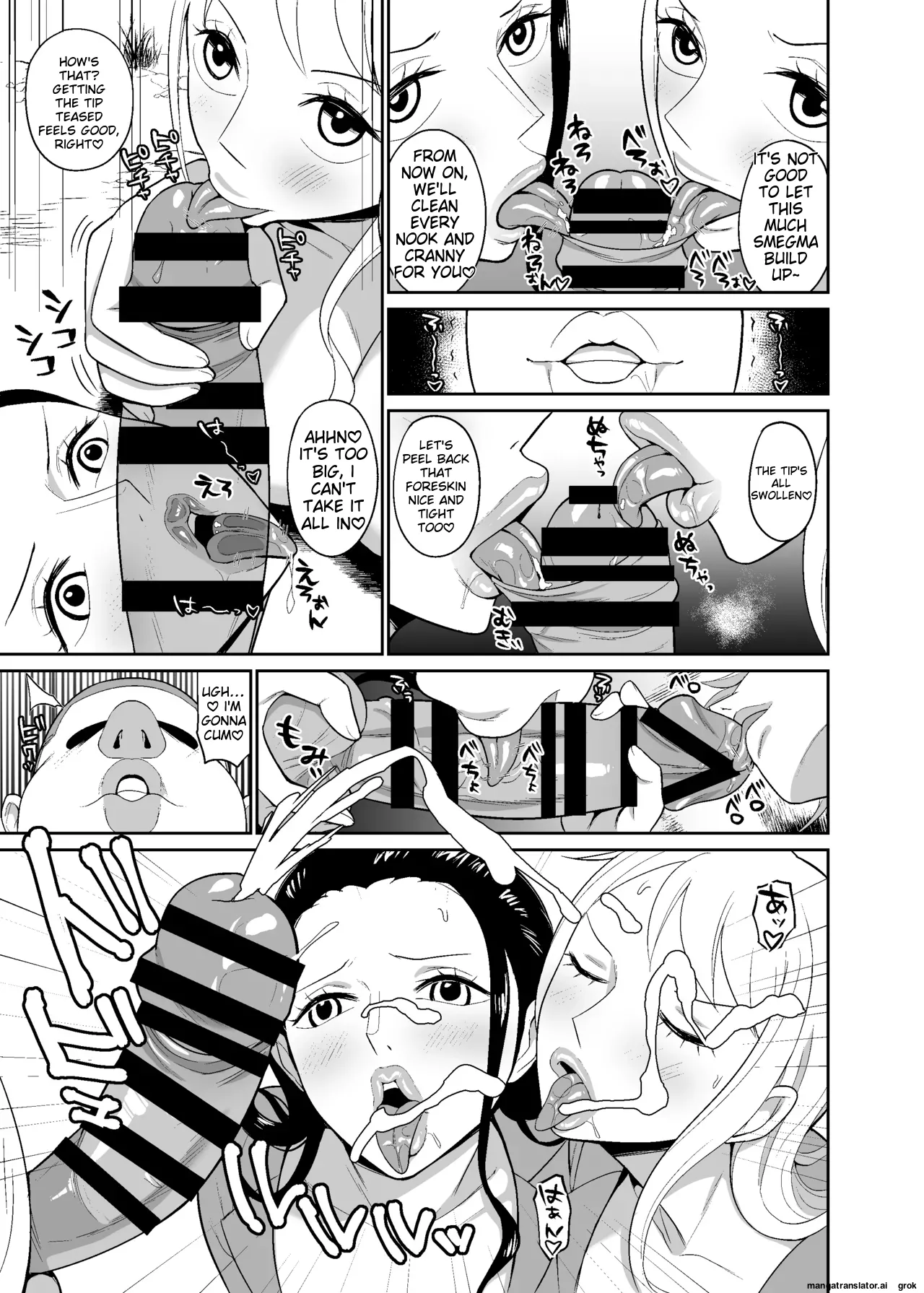 Saimin Onaho Pirates ~ Saimin o Kake Rareta Onna Kaizoku Futari o Hirottanode Onaho ni Shite mita page 9 full