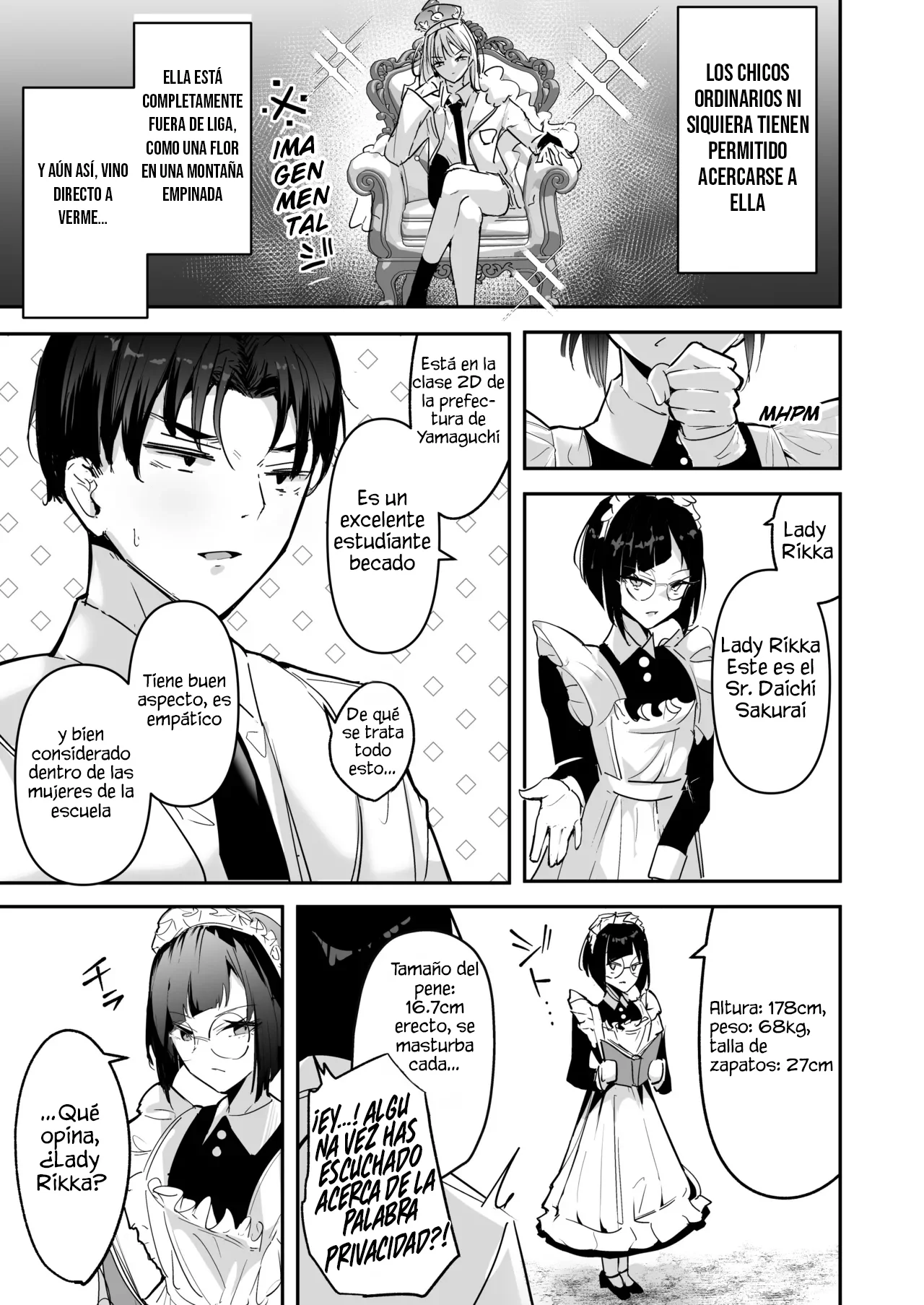 Mattaku Icha Love suru Ki no Nai Kyonyuu Reijou Gal ni Niku Dildo Atsukai Sareteiru Ore no Hanashi.｜La historia de como fui usado como un dildo de carne, Por una gyaru tetona de familia rica, Que no quiere nada romántico. page 8 full