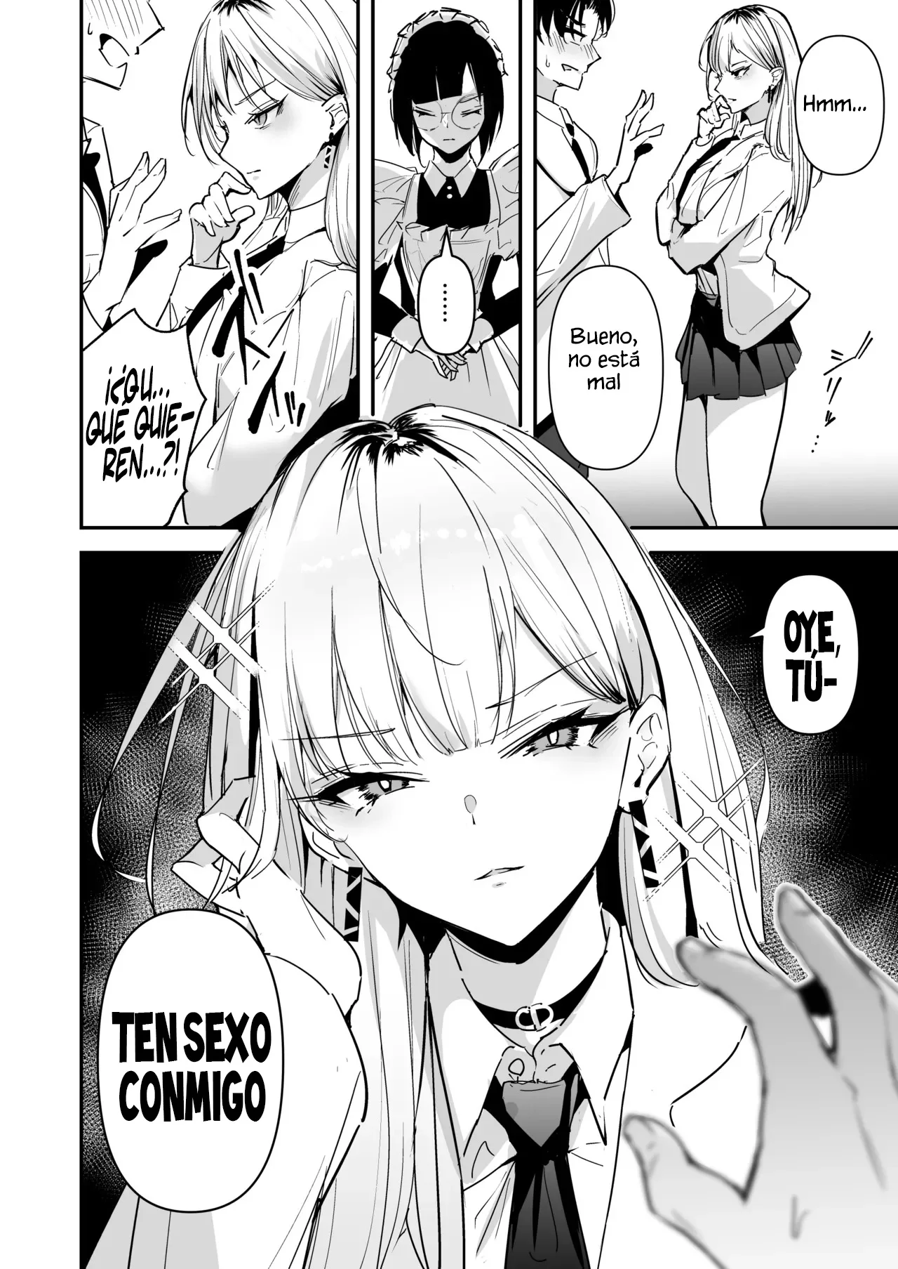 Mattaku Icha Love suru Ki no Nai Kyonyuu Reijou Gal ni Niku Dildo Atsukai Sareteiru Ore no Hanashi.｜La historia de como fui usado como un dildo de carne, Por una gyaru tetona de familia rica, Que no quiere nada romántico. page 9 full