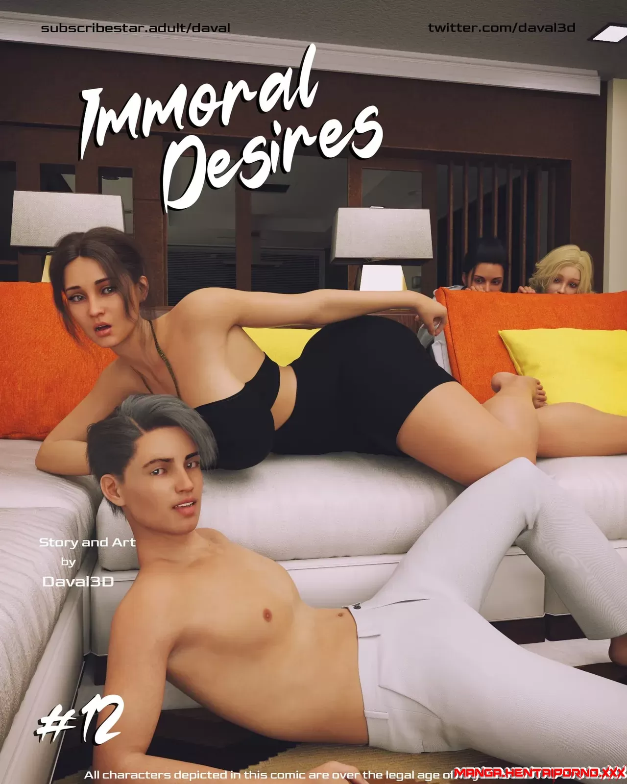 DESEOS INMORALES PARTE 12 / Immoral Desires 12 COMPLETO ESPAÑOL page 1 full
