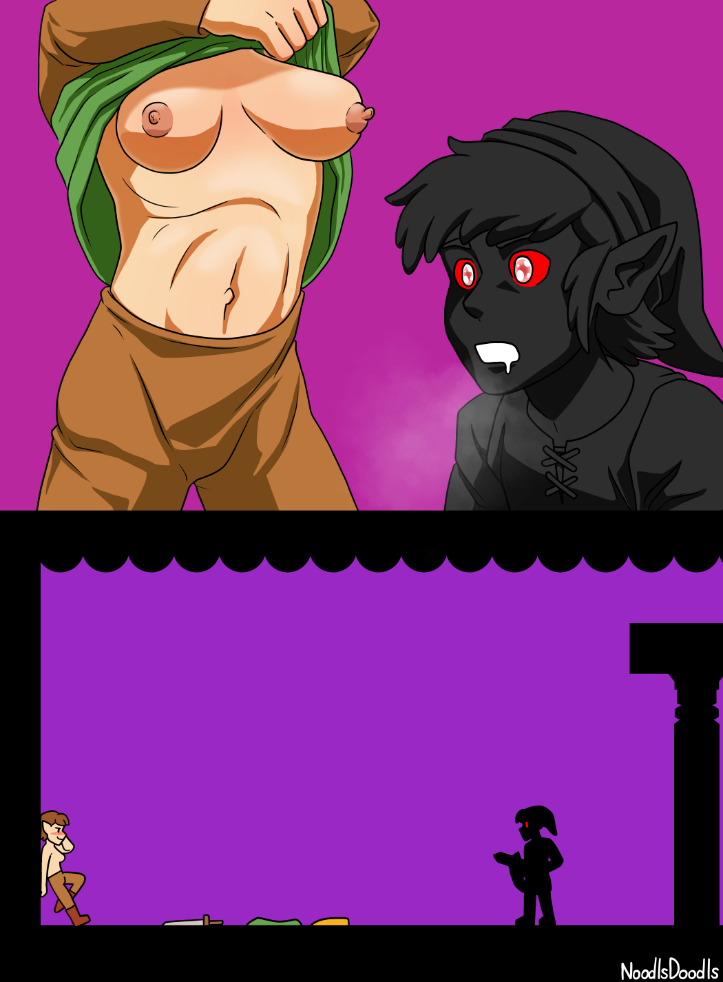 Link vs Dark Link: Make Love, Not War page 2 full